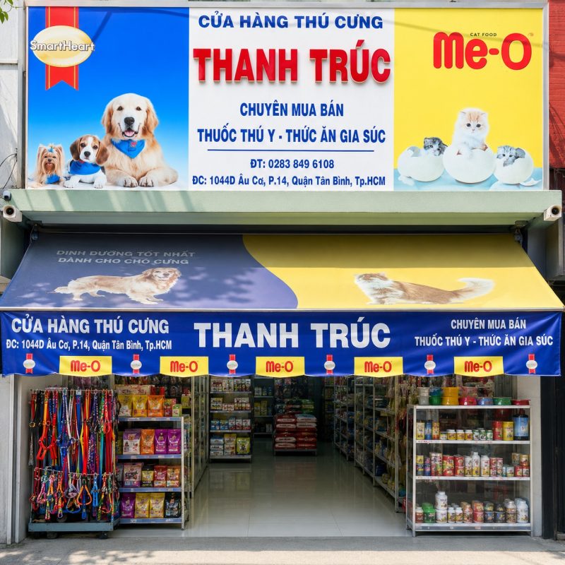 Cửa Hàng Thanh Trúc tại Tân Bình – điểm bán Meeko Mix Tofu và Neko 9L dành cho khách nuôi mèo khu vực TP.HCM