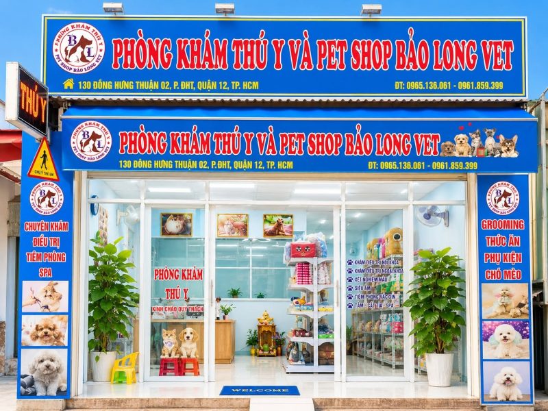Phòng Khám Thú Y Bảo Long Vet - Địa chỉ chăm sóc thú cưng tại Quận 12