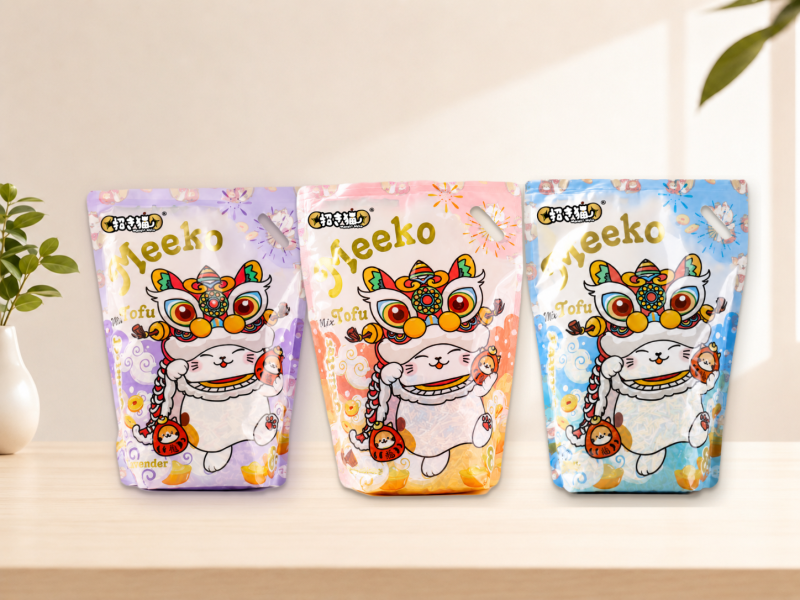 Meeko Mix Tofu - cát vệ sinh mèo 70% tofu, 25% bentonite và 5% polymer, hiện có tại Zuli - Pet Salon & Store, Tân Bình.