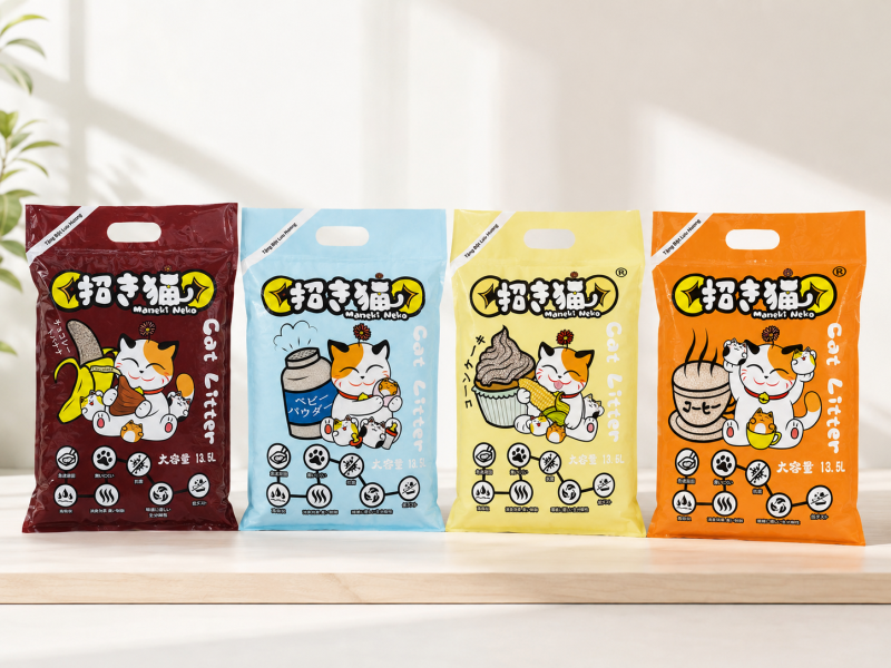 Neko 9L - cát vệ sinh mèo bentonite với túi lưu hương riêng, hiện có tại Zuli - Pet Salon & Store, Tân Bình.