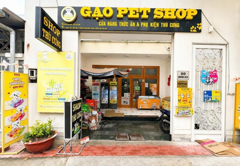 Mặt tiền Gạo Pet Shop tại Hiệp Bình Chánh, Thành phố Thủ Đức