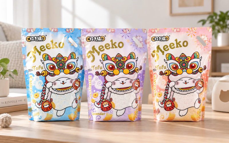 Meeko Mix Tofu chính hãng tại Phòng Khám Thú Y Paradise, dòng cát vệ sinh cho mèo với công thức 70% Tofu cùng Bentonite và hạt Polymer.